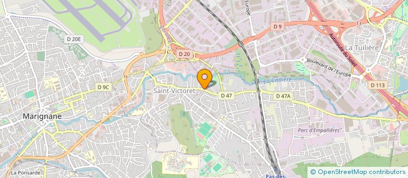 localisation de l'entreprise SARL SL AUTO  SAINT-VICTORET