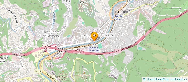 localisation de l'entreprise SARL SLAMAT à NICE