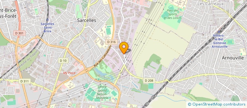 localisation de l'entreprise SARL SLB à SARCELLES