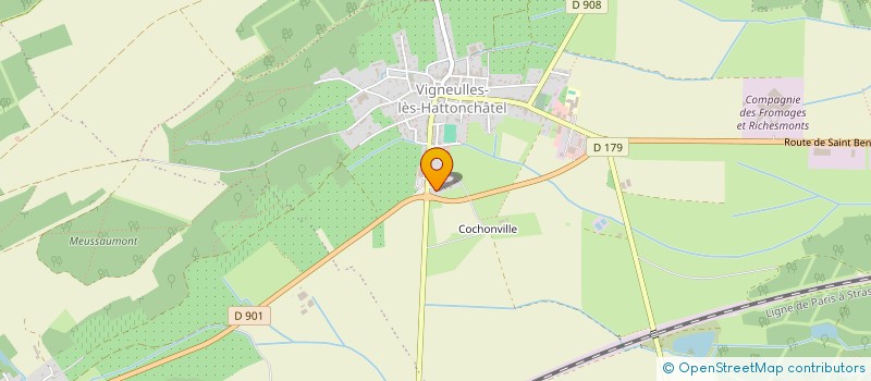localisation de l'entreprise SARL SLB ISO à VIGNEULLES-LES-HATTONCHATEL