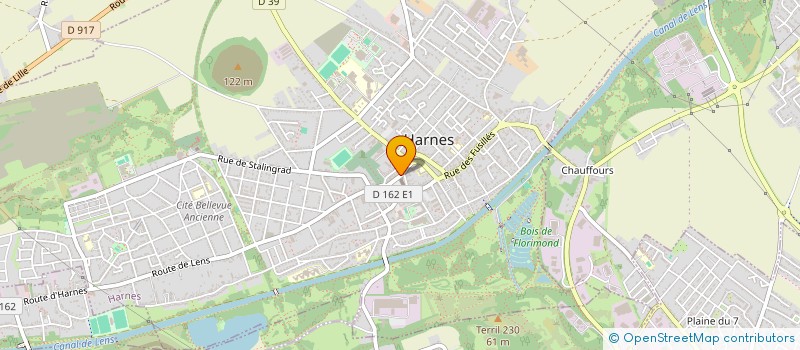 localisation de l'entreprise SARL SLICA PREVOYANCE SANTE FAMILIALE  HARNES