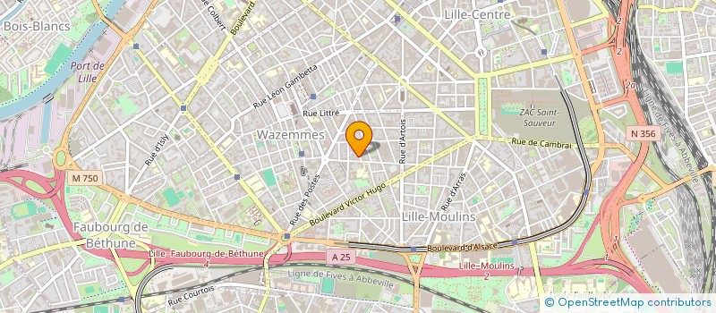 localisation de l'entreprise SARL SLIM  LILLE