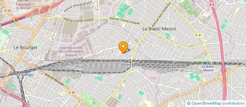 localisation de l'entreprise SARL SLM à DRANCY