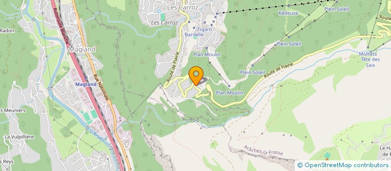 localisation de l'entreprise SARL SLN FLAINE SERVICE à ARACHES-LA-FRASSE