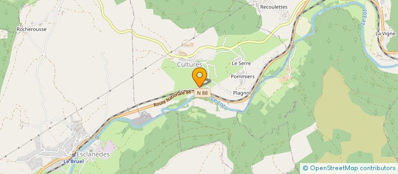 localisation de l'entreprise SARL SM 48  CULTURES