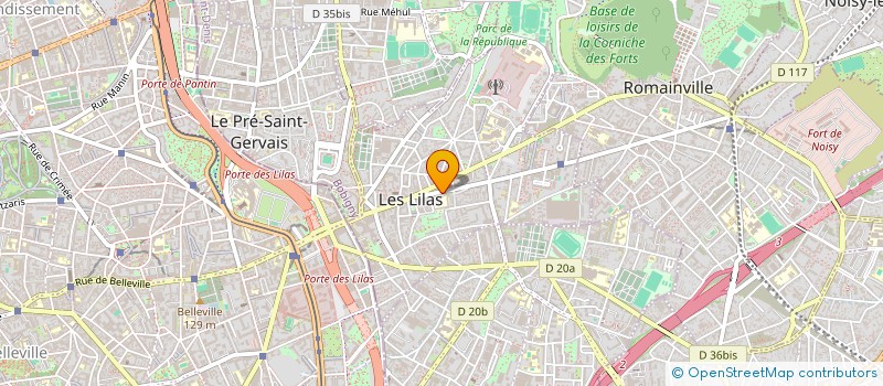 localisation de l'entreprise SARL SMAK SERVICES à LES LILAS