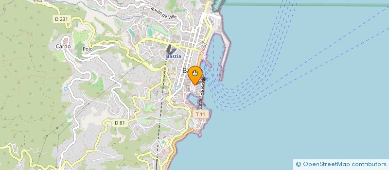 localisation de l'entreprise SARL SMART à BASTIA