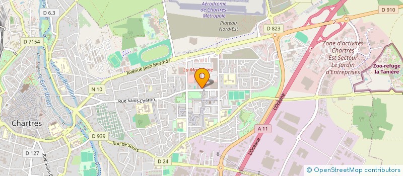 localisation de l'entreprise SARL SMBC à CHARTRES