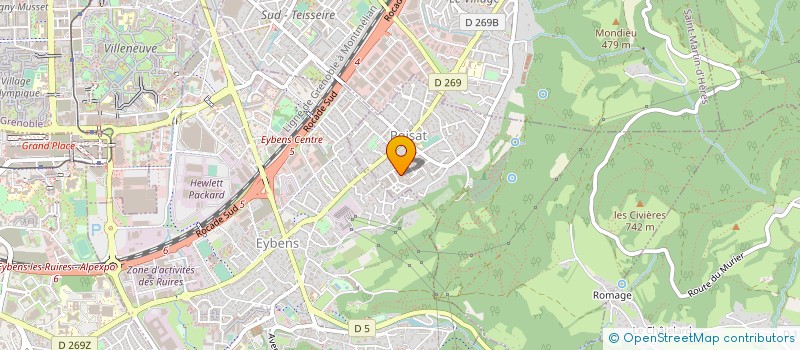 localisation de l'entreprise SARL SMBG  POISAT