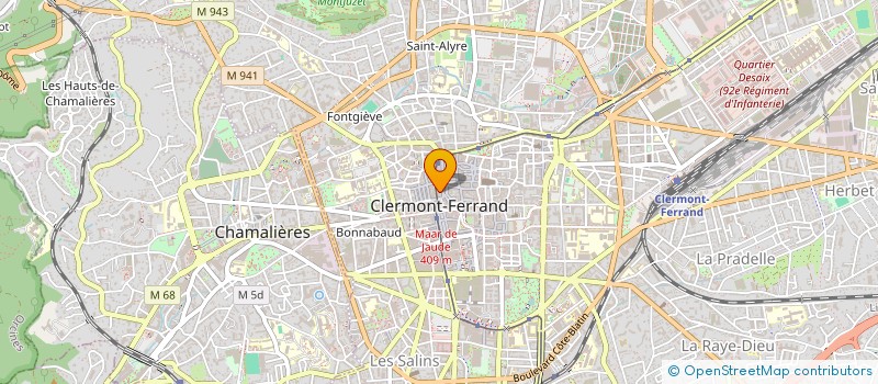 localisation de l'entreprise SARL SMBS  CLERMONT-FERRAND