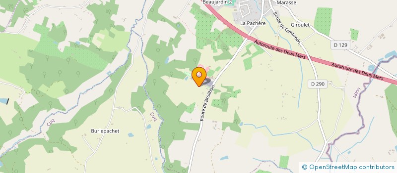 localisation de l'entreprise SARL SMC  CAUDECOSTE