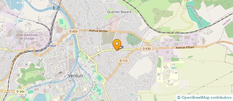 localisation de l'entreprise SARL SMDB 55 à VERDUN