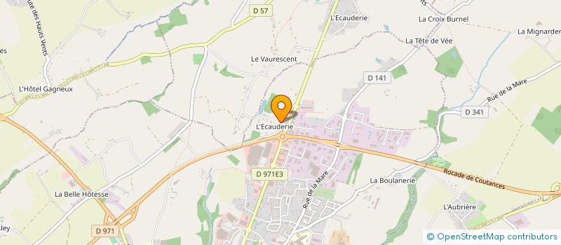 localisation de l'entreprise SARL SMP DECO  COUTANCES