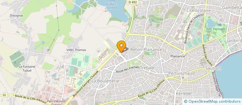 localisation de l'entreprise SARL SMS à SAINT-NAZAIRE