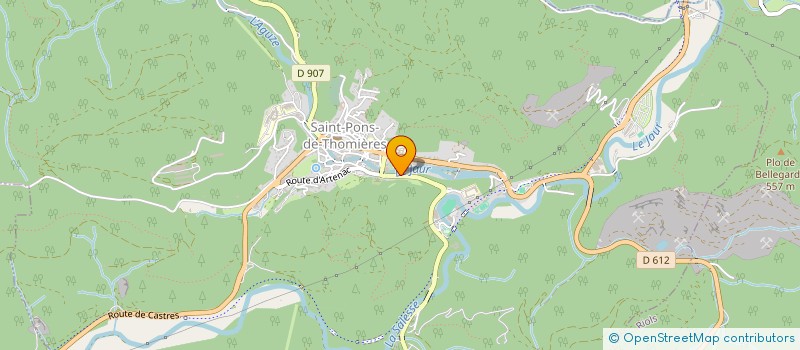 localisation de l'entreprise SARL SMX RACING  SAINT-PONS-DE-THOMIERES