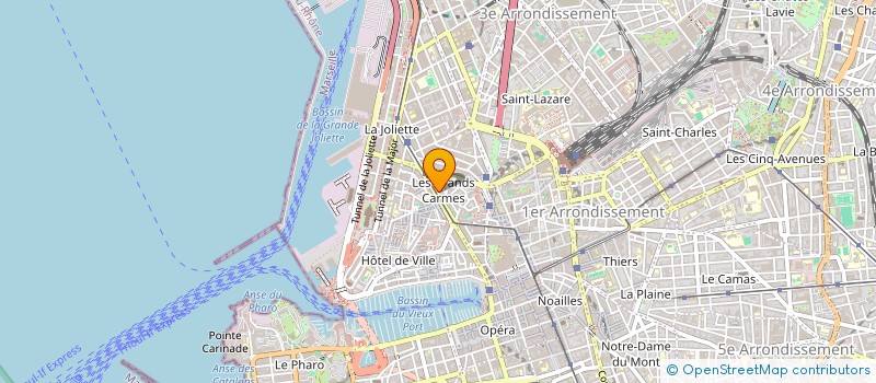 localisation de l'entreprise SARL SNACK LE SUEZ à MARSEILLE
