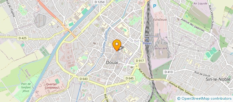 localisation de l'entreprise SARL SNACK PIZZA à DOUAI