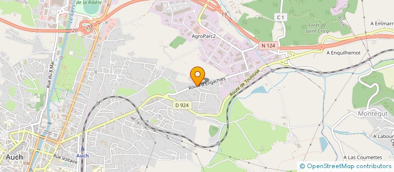 localisation de l'entreprise SARL SNB  AUCH