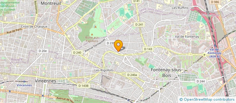 localisation de l'entreprise SARL SNCA à FONTENAY-SOUS-BOIS