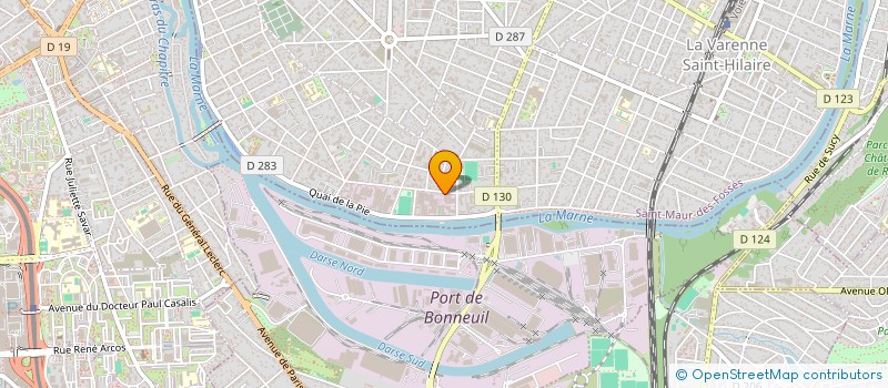 localisation de l'entreprise SARL SNE IMPRIMERIE 94  SAINT-MAUR-DES-FOSSES