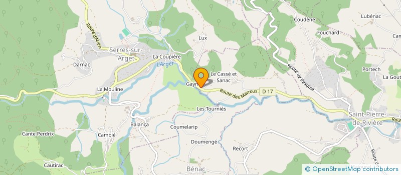 localisation de l'entreprise SARL SNGRAVE à FOIX