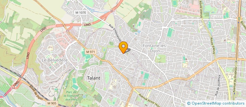 localisation de l'entreprise SARL SNPPO  TALANT