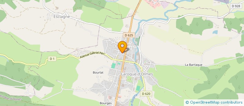 localisation de l'entreprise SARL SO.CA.TEX à LAROQUE D'OLMES