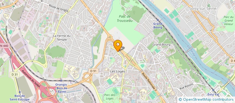 localisation de l'entreprise SARL SO FI PE à EVRY-COURCOURONNES