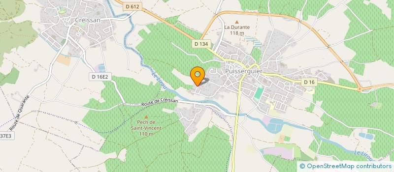 localisation de l'entreprise SARL SO.FI.PRE  PUISSERGUIER