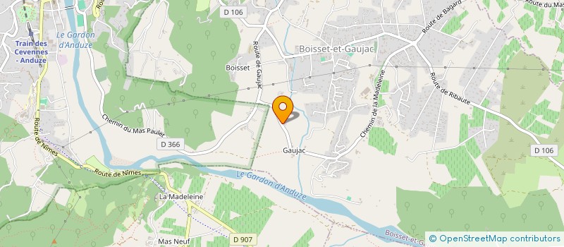 localisation de l'entreprise SARL SO.J.PAL à BOISSET-ET-GAUJAC