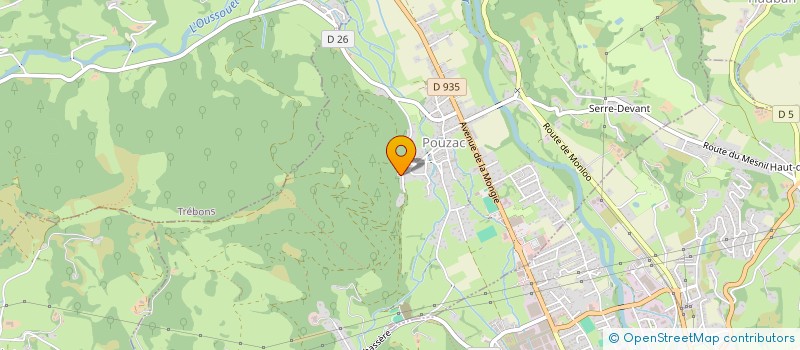 localisation de l'entreprise SARL SO.ME.RA  POUZAC