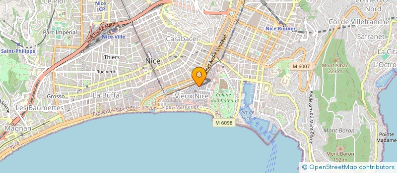 localisation de l'entreprise SARL SO.PHI.E à NICE
