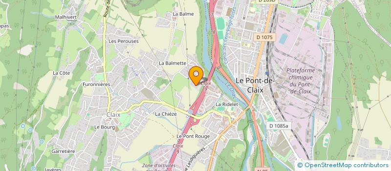 localisation de l'entreprise SARL SO RE ALP à CLAIX