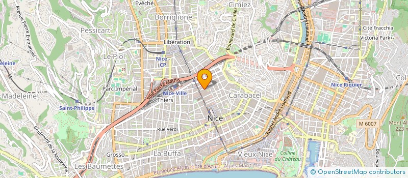 localisation de l'entreprise SARL SOAB FINANCE à NICE
