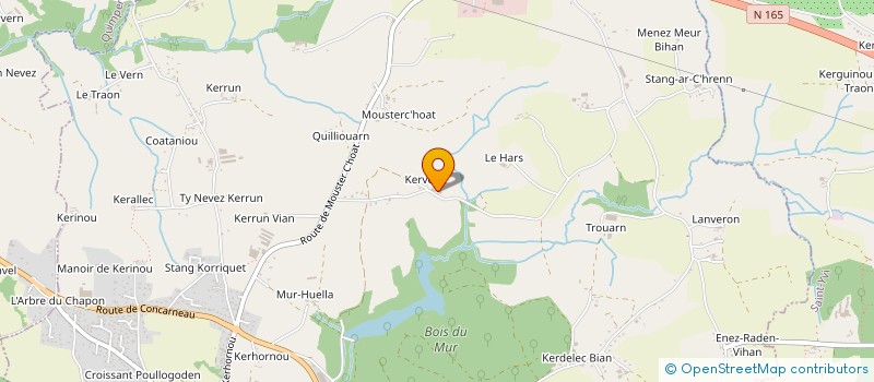 localisation de l'entreprise SARL SOAN à SAINT-EVARZEC