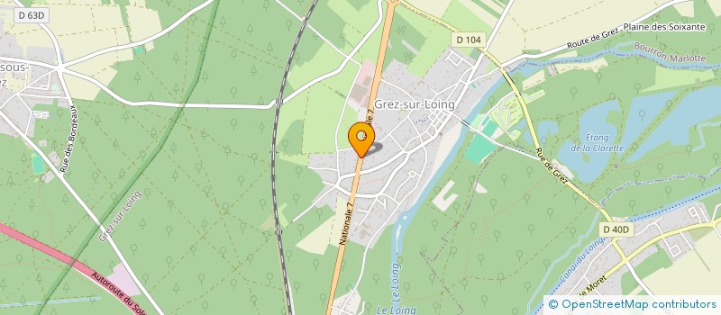 localisation de l'entreprise SARL SOARES  GREZ-SUR-LOING