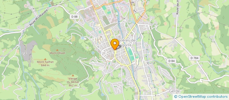 localisation de l'entreprise SARL SOBADIS  BAGNERES-DE-BIGORRE