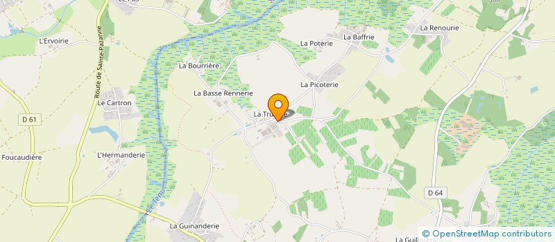 localisation de l'entreprise SARL SOBARREAU  SAINT-MARS-DE-COUTAIS