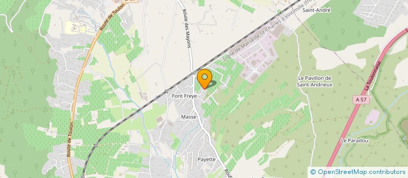 localisation de l'entreprise SARL SOC CONSTRUCTION ARTISANALE  LE LUC