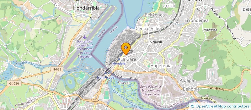 localisation de l'entreprise SARL SOC DE COMMERCE ET D'EXPORTA- TION  HENDAYE