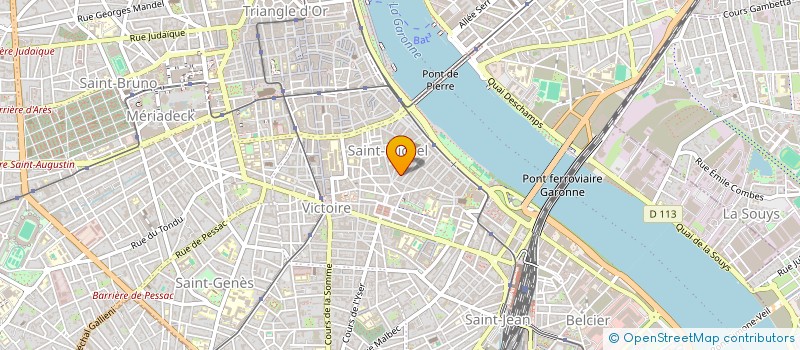 localisation de l'entreprise SARL SOC DE DISTRIBUTION DE RESTAURATION à BORDEAUX