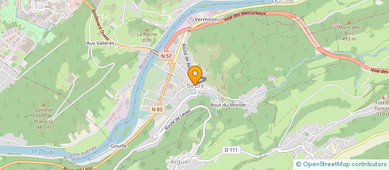 localisation de l'entreprise SARL SOC DEVELOP ET FABRICATION COMTOISE à BEURE