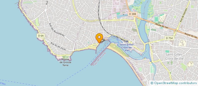 localisation de l'entreprise SARL SOC INTERNAT COMMERCE PRESTATIONS  SAINT-GILLES-CROIX-DE-VIE