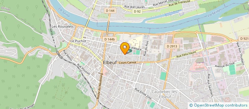 localisation de l'entreprise SARL SOC NORMANDE EXPL DE BRASSERIES  ELBEUF