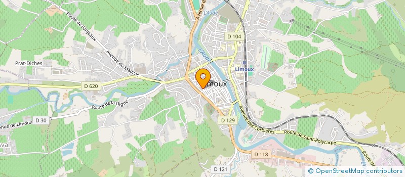 localisation de l'entreprise SARL SOC NOUVELLE ALIMENTAIRE à LIMOUX
