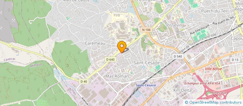 localisation de l'entreprise SARL SOC NOUVELLE AMBULANCES DU CADUCEE  NIMES