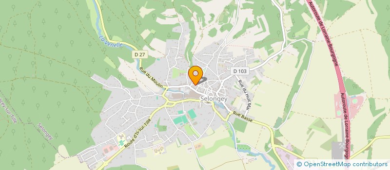 localisation de l'entreprise SARL SOC THIBAUT BOURGOGNE  SELONGEY