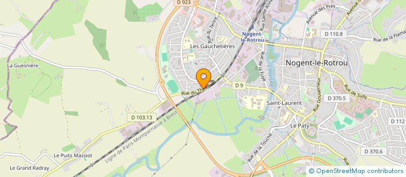 localisation de l'entreprise SARL SOCAREP à NOGENT-LE-ROTROU