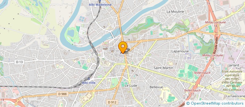localisation de l'entreprise SARL SOCATIM à ALBI