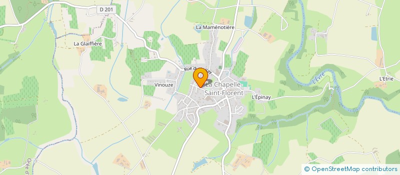 localisation de l'entreprise SARL SOCAVE  MAUGES-SUR-LOIRE